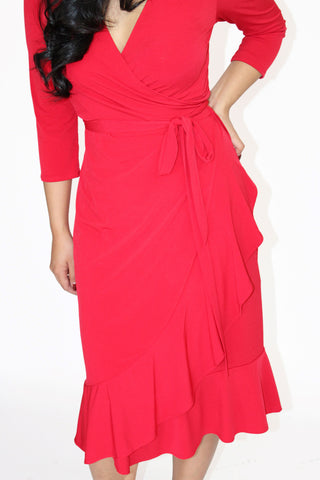 Olivia Wrap Dress