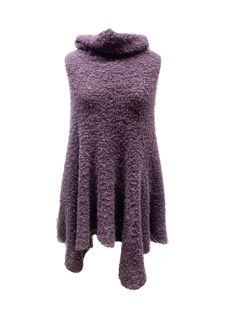 100% Alpaca Turtleneck Poncho
