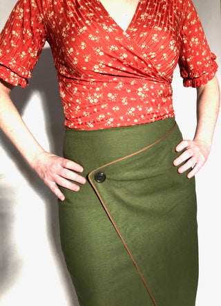Sage Panel Skirt - Shelley Klassen