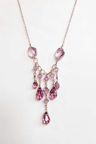 Amethyst Crystal Necklace - Shelley Klassen