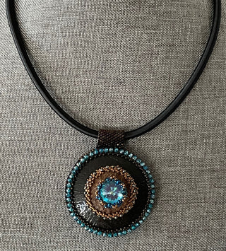 Martha Todd Blue Crystal Necklace