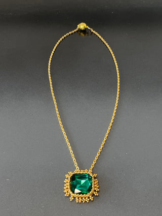 Martha Todd Emerald Pendant Necklace