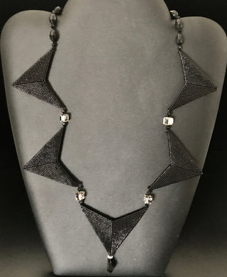 Martha Todd Black Triangles Necklace