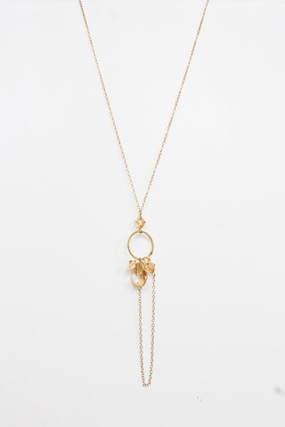 Golden Shadow Crystal Necklace - Shelley Klassen