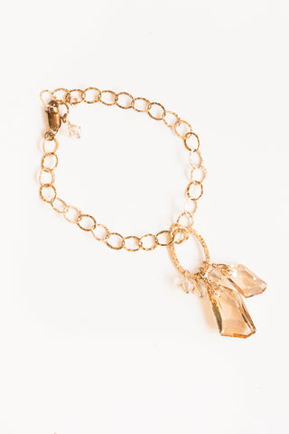 Golden Crystal Bracelet - Shelley Klassen