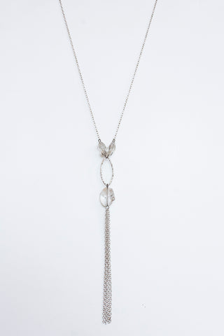 Silver Crystal Necklace - Shelley Klassen
